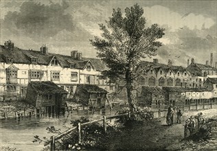 'Old Houses in London Street, Dockhead, about 1810', (c1878). Creator: Unknown.