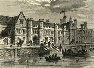 'Old Palace of Greenwich, in 1630', (c1878). Creator: Unknown.