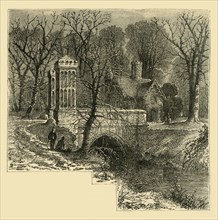 'The Moat, Fulham Palace', (c1878). Creator: Unknown.