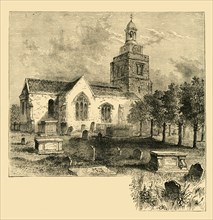 'Hammersmith Parish Church, in 1820', (c1878). Creator: Unknown.