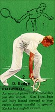 'D. Budge - Half-Volley', c1935. Creator: Unknown.