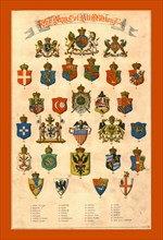 'The Arms of All Nations', 1858. Creator: Unknown.