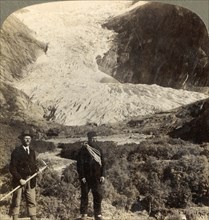 'Perilous Brigsdal Glacier, one of the grandest in all Norway', c1905. Creator: Unknown.