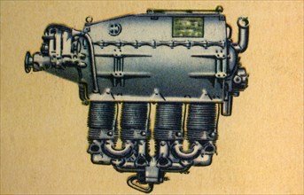 Argus As 8 100 horse power aircraft engine, 1932.  Creator: Unknown.