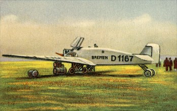 Junkers W 33 L transport plane, 1920s, (1932).  Creator: Unknown.