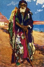 Elderly beggar, Egypt, c1928. Creator: Unknown.