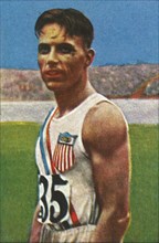 American discus-thrower Bud Houser, 1928. Creator: Unknown.