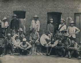'A Group of Afrikaners and Zulus', c1900. Creator: Unknown.