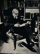 'Winston Spencer Churchill in His Library', 1945. Creator: Unknown.
