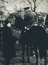'With King George V at Military Exercises', 1913, (1945). Creator: Unknown.