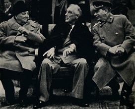 '"Big Three" Conference in the Crimea', February 1945. Creator: Unknown.