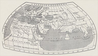 'Map of the World, According to Ptolemy', 1923. Creator: Agathodaemon of Alexandria.