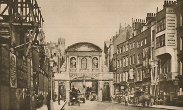'Temple Bar: The City Boundary in the Strand in the Year 1878', c1935. Creator: Unknown.