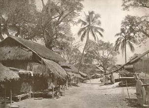 'A Typical Burmese Village Scene', 1900. Creator: Unknown.