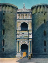 'Napoli - Castel Nuovo, Arco D'Aragona', c1900. Creator: Unknown.