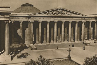 'Colonnaded Front of the British Museum on the Site of the Old Montague House', c1935. Creator: Donald McLeish.