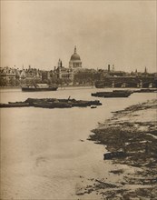 'Embankment and Blackfriars from the South End of Waterloo Bridge', c1935. Creator: Donald McLeish.