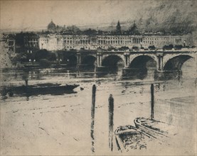 'Waterloo Bridge', 1927. Creator: Percy Robertson.