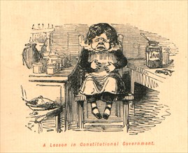 'A Lesson in Constitutional Government', 1897.  Creator: John Leech.