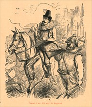 'James I on his way to England', 1897.   Creator: John Leech.