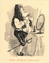 'George I. putting on a clean Collar', 1897.  Creator: John Leech.