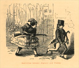 'Hostilities between England and France', 1897.  Creator: John Leech.