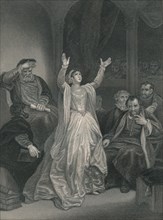 'Condemnation of Anne Boleyn', (mid 19th century). Creator: George C Finden.