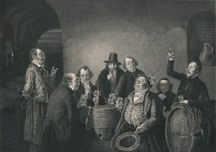 'The Wine Commission', mid 19th century. Creator: AH Payne.