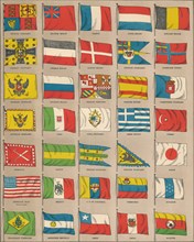 Flags of the world, 1889. Creator: W & AK Johnston.