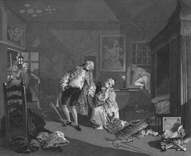 'Marriage A La Mode - Death of the Earl', 1745, (1830s). Creator: TE Nicholson.