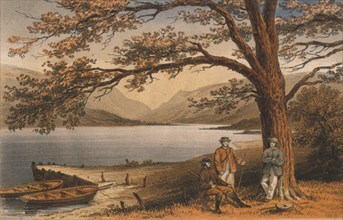 'The Lake of the Pleasant Retreat. Llyn Mwyngyl, from Tal-y-Llyn', 19th century. Creator: Hanhart.