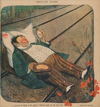 'Emouvant Suicide', 1899. Creator: Abel Faivre.