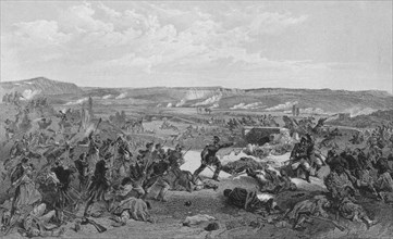 'Battle of the Tchernaya, 16th August 1855'.  Creator: RM Bryson.