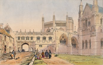 'Chain Gate with Chapter House', 19th century?  Creator: Unknown.