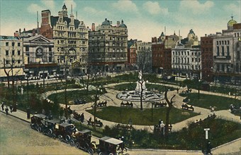 'Leicester Square, London', c1900s. Creator: Unknown.