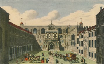 'A View of the Guildhall of the City of London', c1750s, (early 19th century), (1948). Creator: Unknown.
