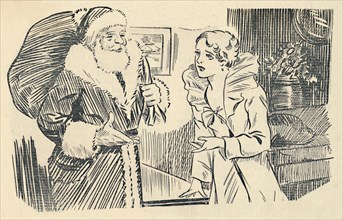 Illustration from 'The Mystification of Santa Claus', 1936.  Creator: Unknown.