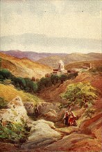 'A Bit of Bethany - Luke xxiv. 50', c1924. Creators: James Clark, Henry A Harper.
