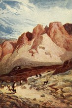 'Mount Sinai - Acts vii 38', c1924. Creators: James Clark, Henry A Harper.