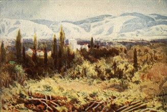 'Ruins of Jericho - Heb. xi. 30', c1924. Creators: James Clark, Henry A Harper.