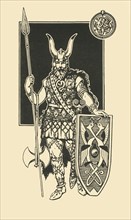 'A Scandinavian of the Varangian Guard', 1924. Creator: Herbert Norris.