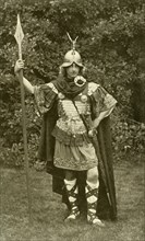 'Represents King Arthur Wearing  Costume of British Chieftain, Sixth Century AD.', 1924 Creator: Herbert Norris.