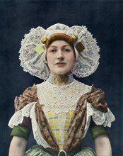 'Mlle Marie Marcilly - Du Theatre National De L'Oeéon - Role de Francisca. - L'Absent', 1904. Creator: Unknown.