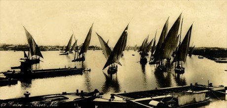 'Cairo - River Nile', c1918-c1939. Creator: Unknown.