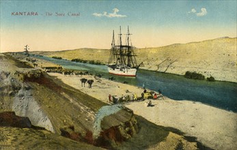 'Kantara - The Suez Canal', c1918-c1939. Creator: Unknown.