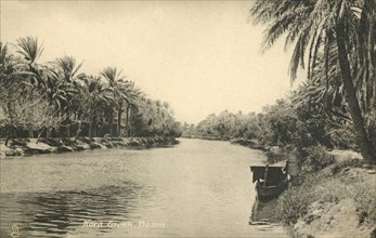 'Kora Creek, Basra', c1918-c1939. Creator: Unknown.