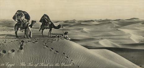 'Egypt - The Sea of Land in the Desert', c1918-c1939. Creator: Unknown.