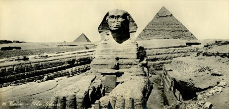 'Cairo - The Sphinx', c1918-c1939. Creator: Unknown.