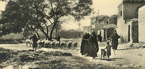 'Egypt - Village near Cairo', c1918-c1939. Creator: Unknown.