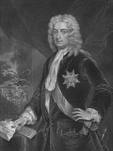 '"Robert Walpole, Earl of Orford." From the original of Jarvis, in the collection of Thomas Walpole, Creator: H Robinson.